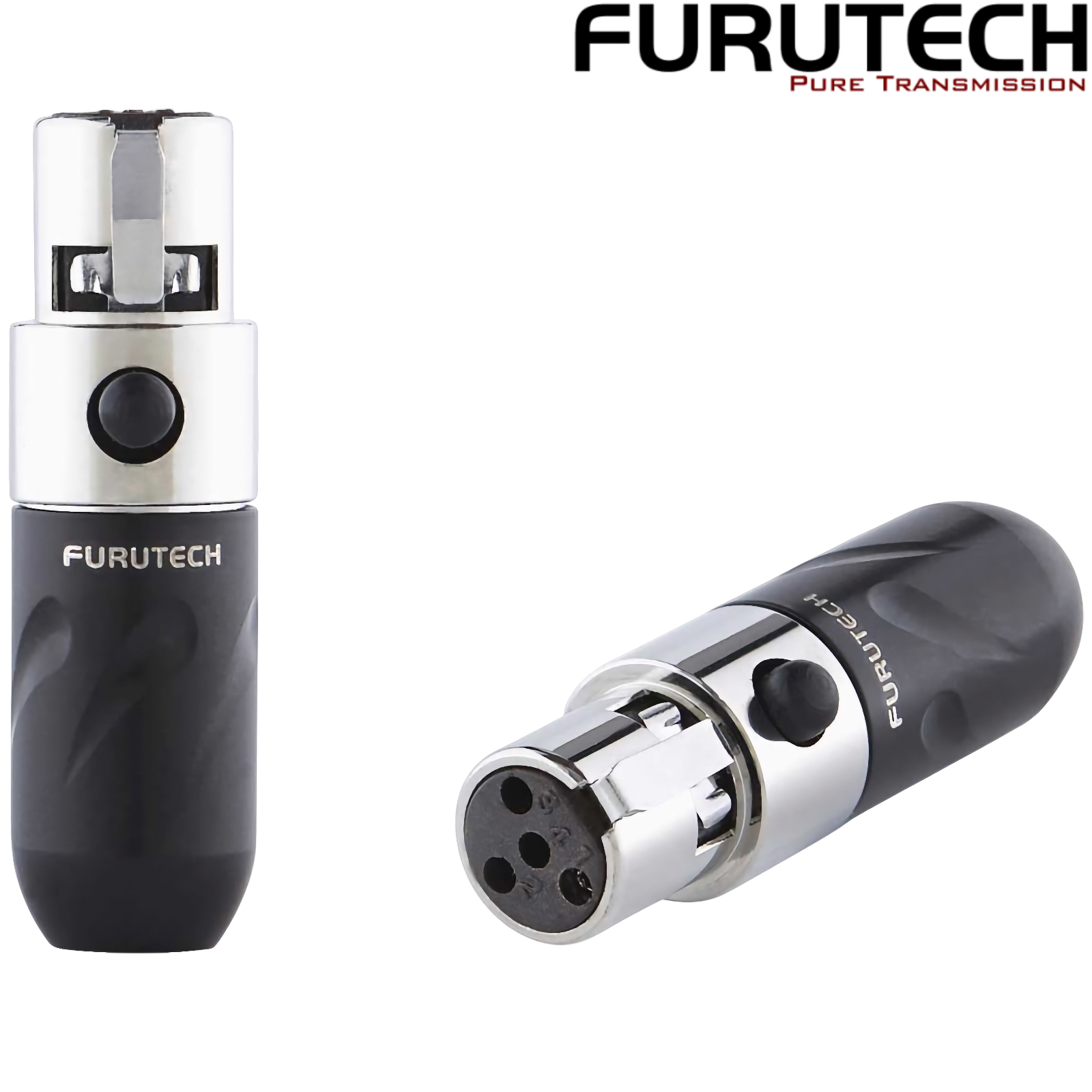 Furutech FT-610mF Rhodium-plated mini XLR Headphone Female Connector