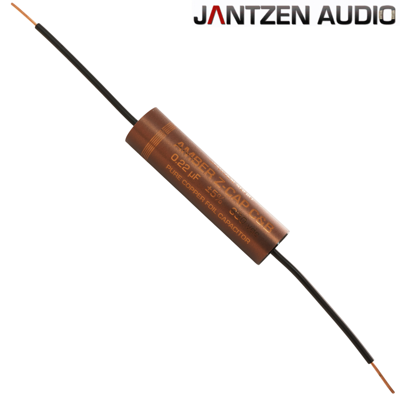 001-7308: 0.22uF 630Vdc Jantzen Amber Z-Cap C&B Capacitor