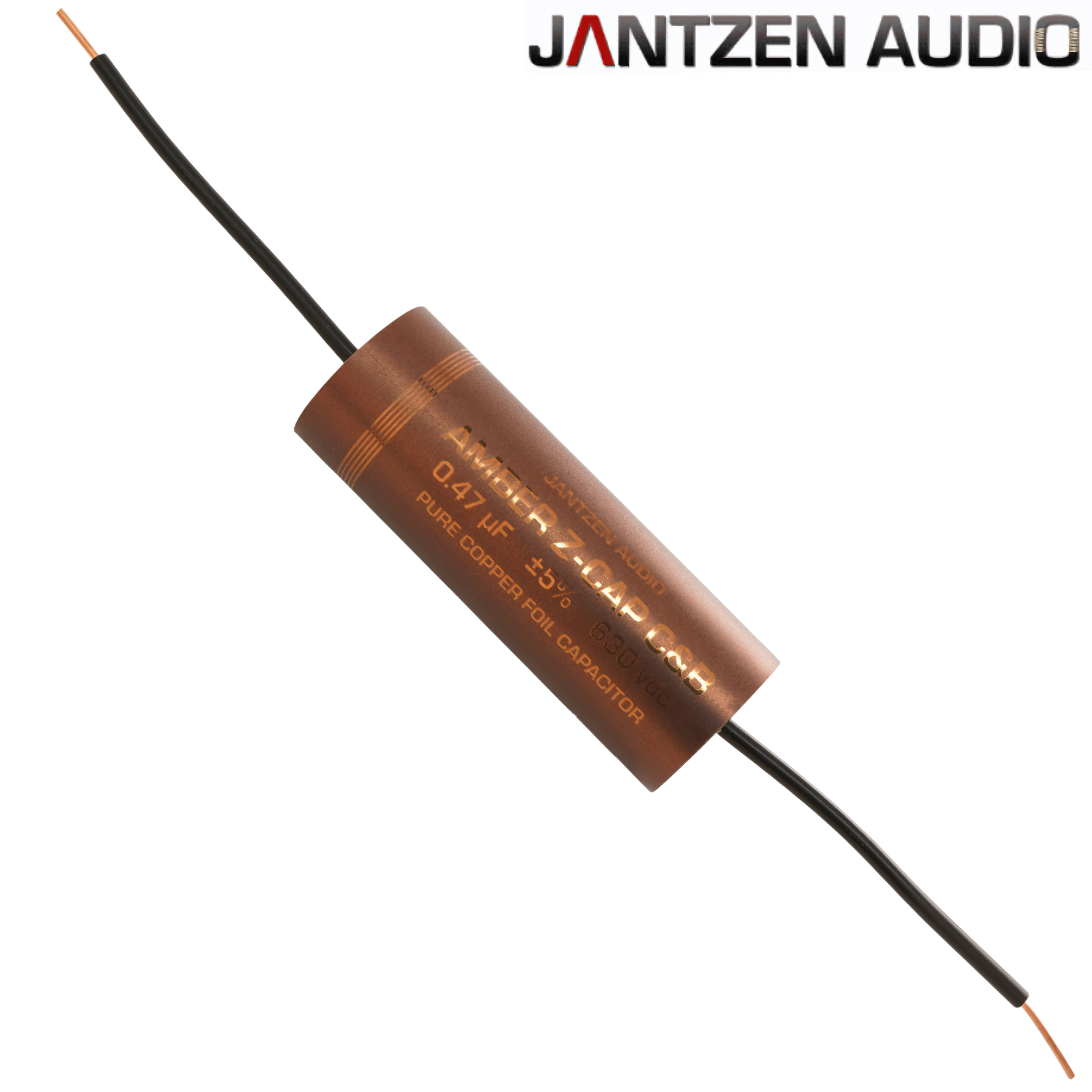 001-7312: 0.47uF 630Vdc Jantzen Amber Z-Cap C&B Capacitor