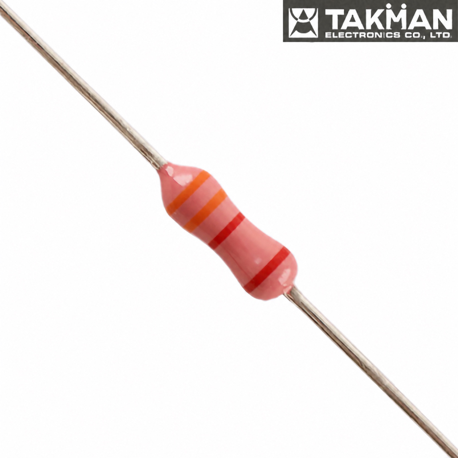 REXII25G3K3: 3K3 0.25W TAKMAN REXII Carbon Film Resistor