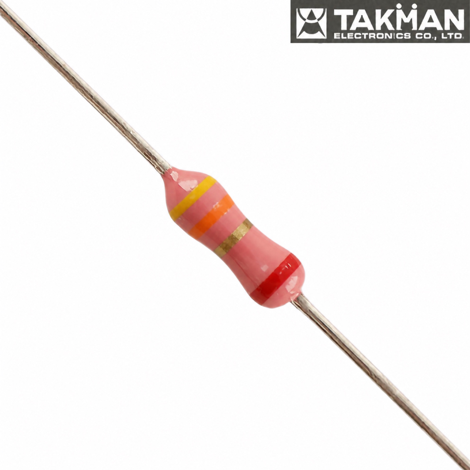 REXII25G4R3: 4R3 0.25W TAKMAN REXII Carbon Film Resistor