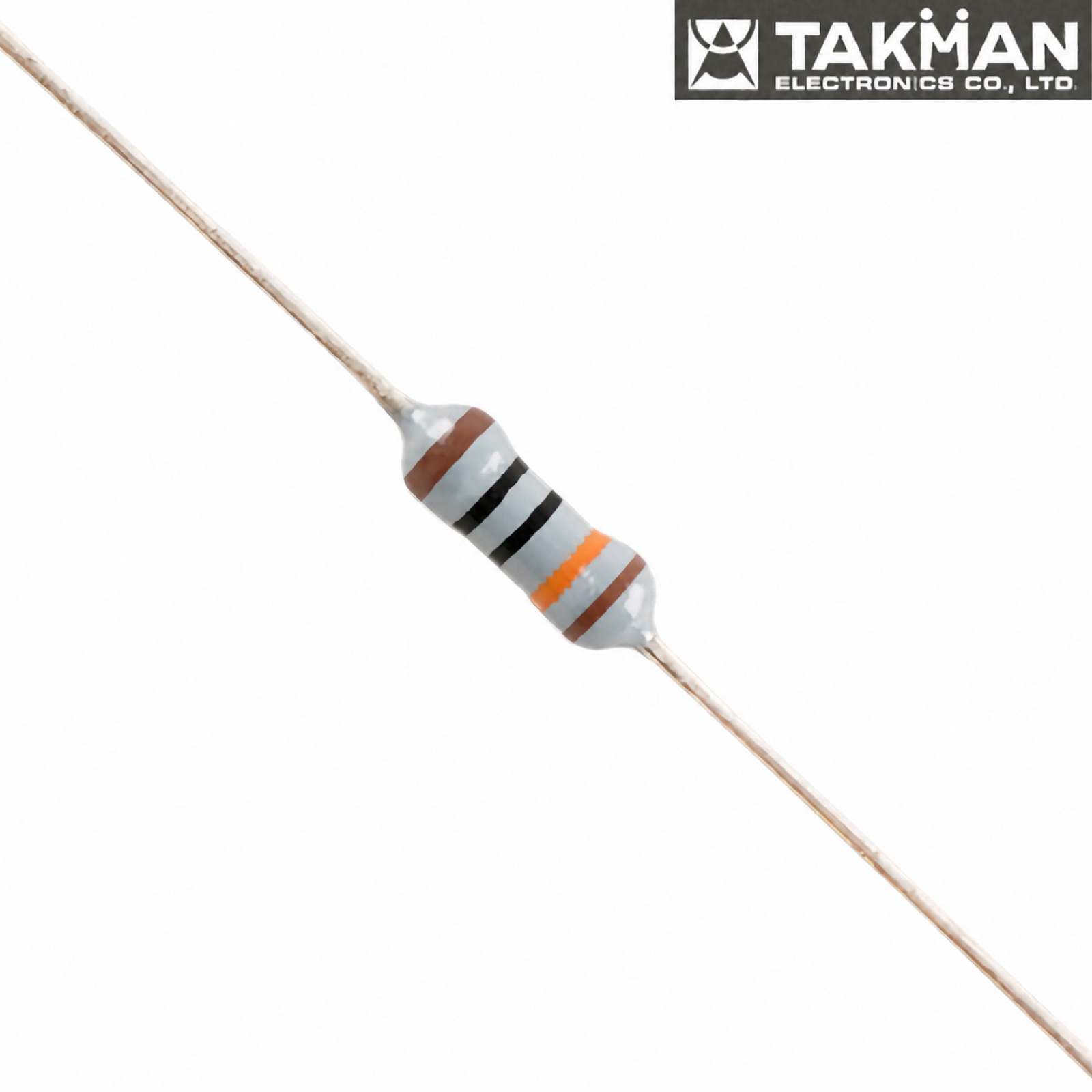 REYII25FX100K: 100K 0.25W TAKMAN REYII Metal Film Resistor