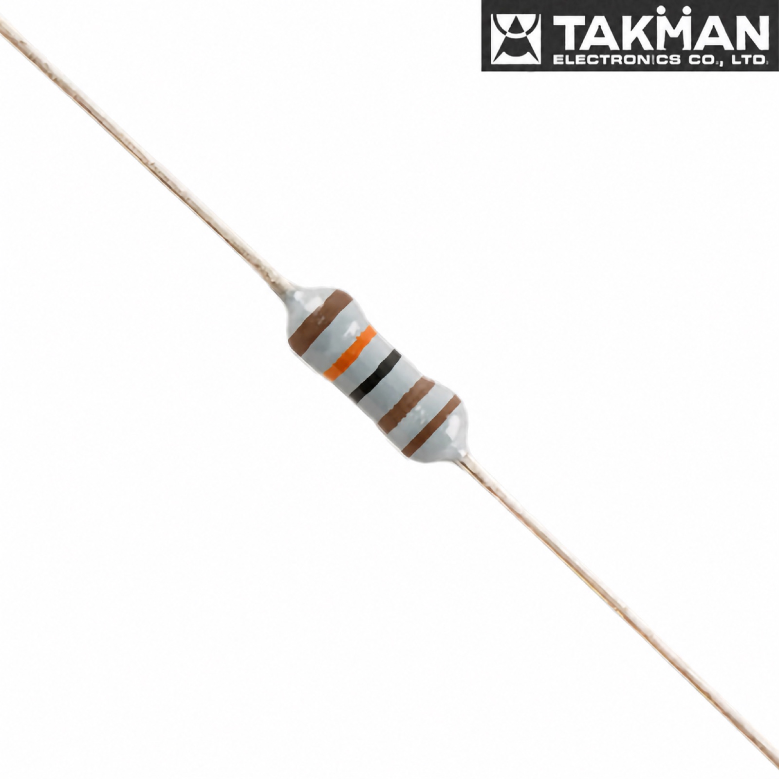REYII25FX1K3: 1K3 0.25W TAKMAN REYII Metal Film Resistor
