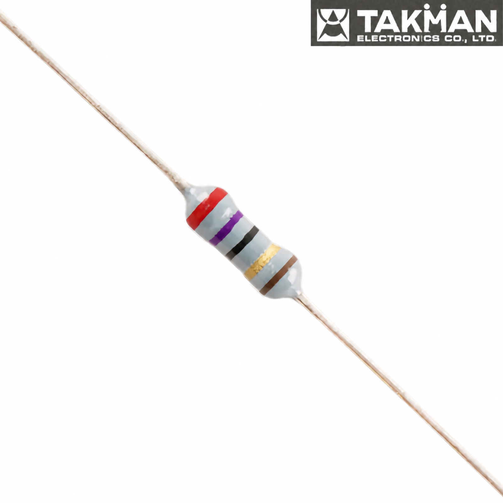 REYII25FX27R: 27R 0.25W TAKMAN REYII Metal Film Resistor