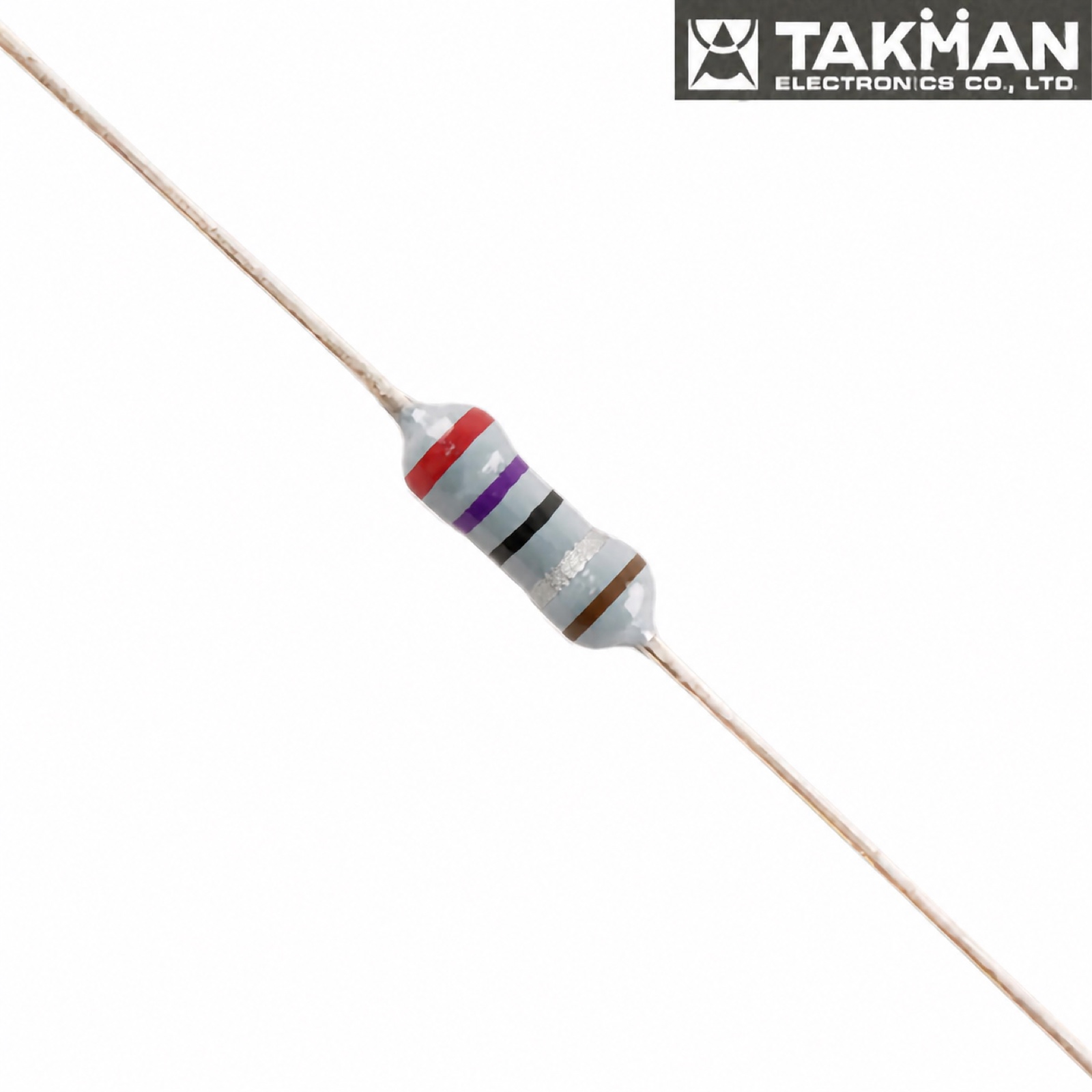 REYII25FX2R7: 2R7 0.25W TAKMAN REYII Metal Film Resistor