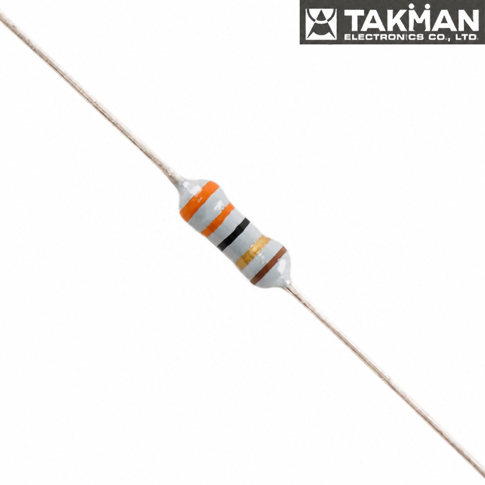 REYII25FX33R: 33R 0.25W TAKMAN REYII Metal Film Resistor