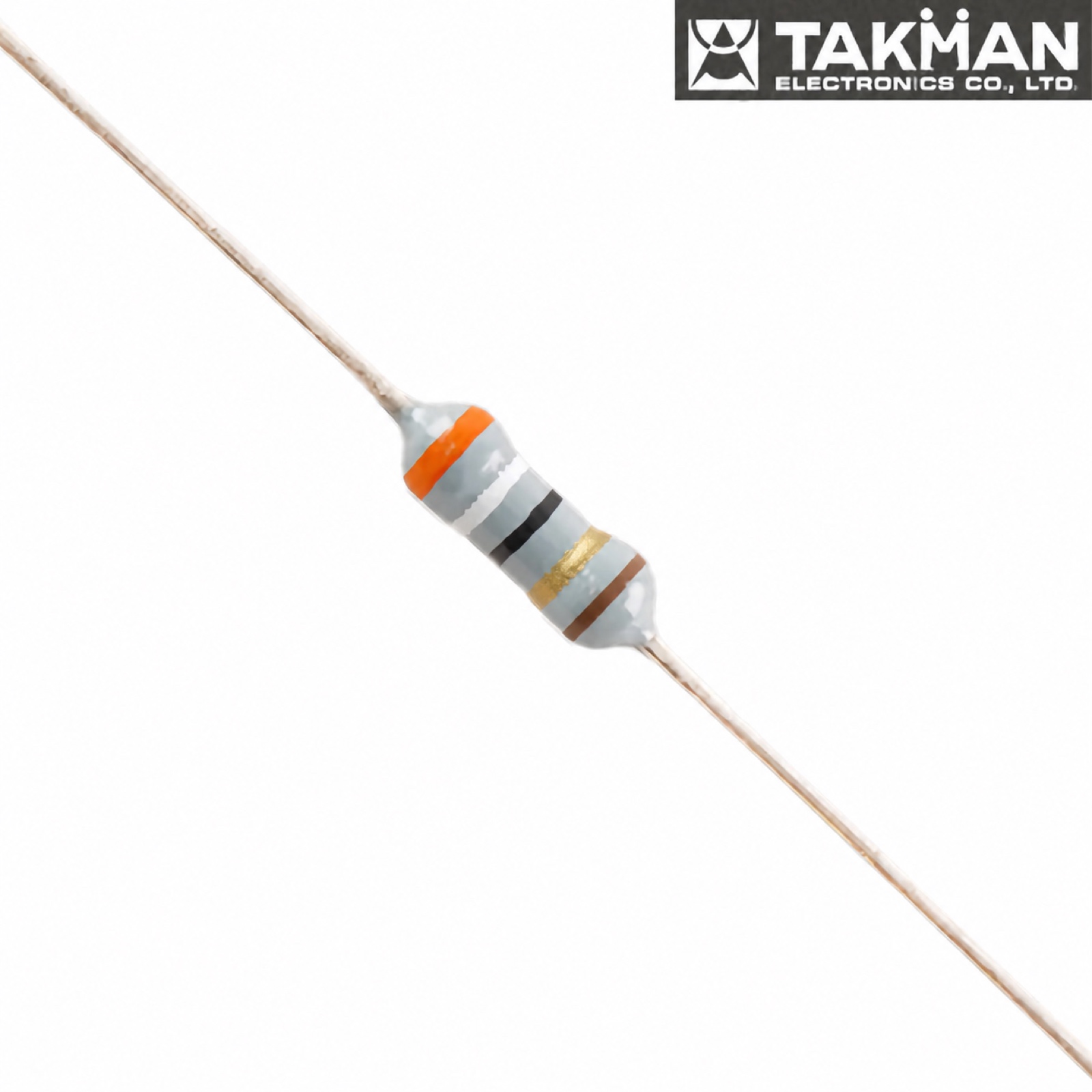 REYII25FX39R: 39R 0.25W TAKMAN REYII Metal Film Resistor