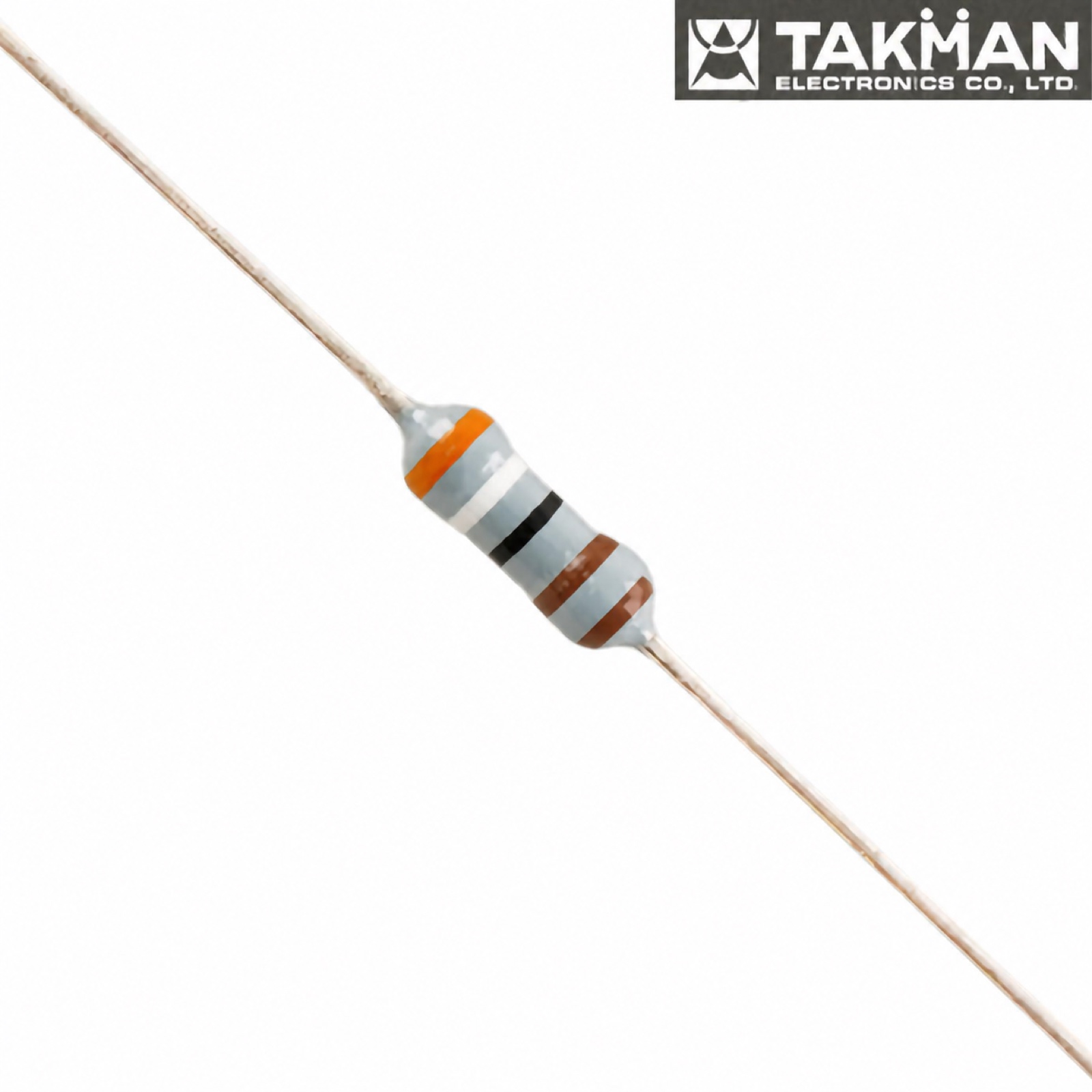 REYII25FX3K9: 3K9 0.25W TAKMAN REYII Metal Film Resistor