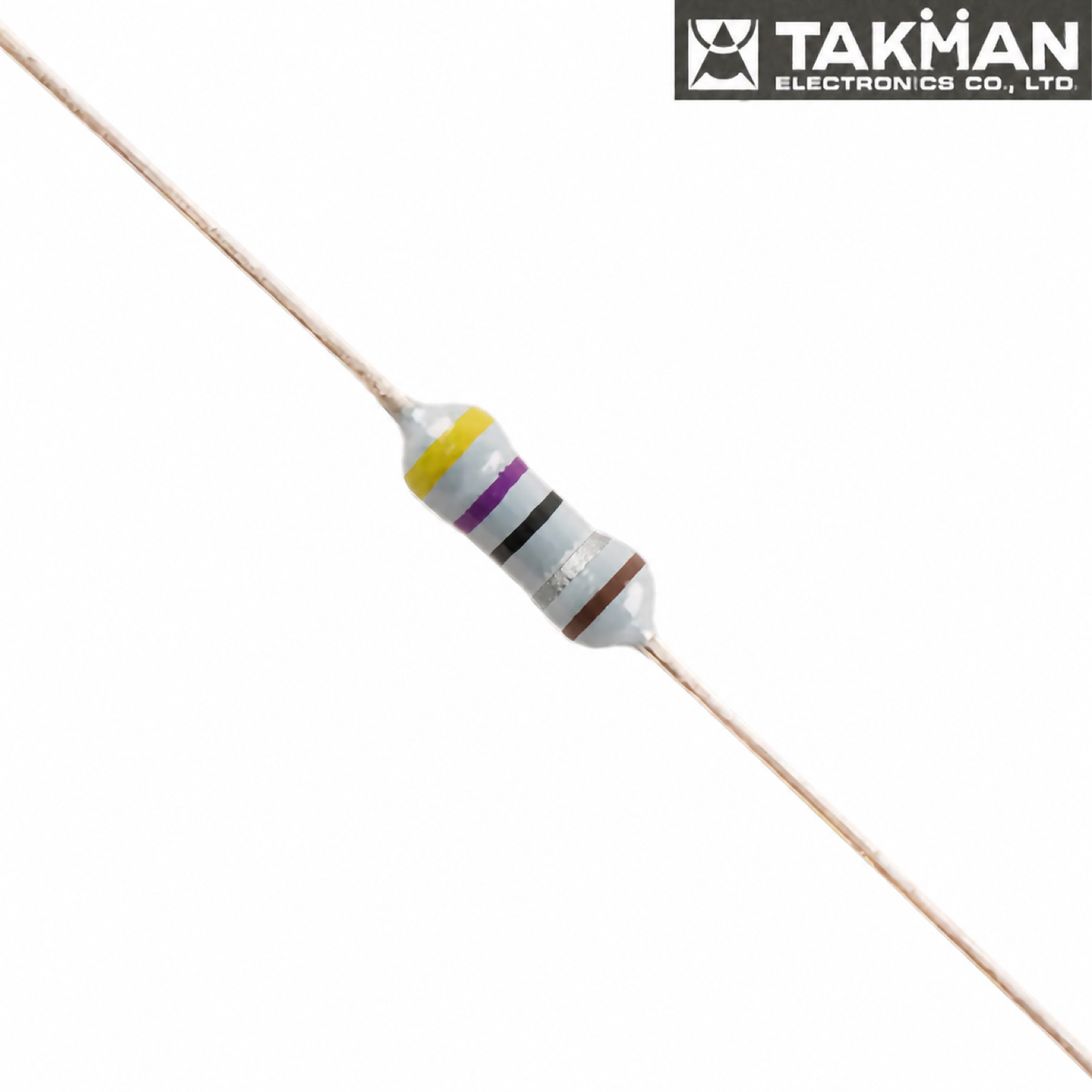 REYII25FX4R7: 4R7 0.25W TAKMAN REYII Metal Film Resistor