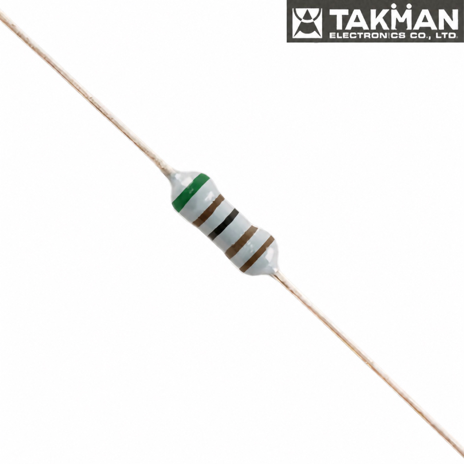 REYII25FX5K1: 5K1 0.25W TAKMAN REYII Metal Film Resistor