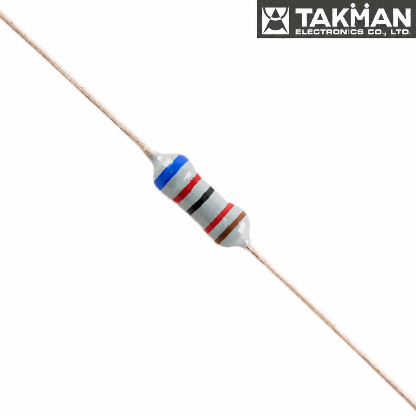REYII25FX62K: 62K 0.25W TAKMAN REYII Metal Film Resistor