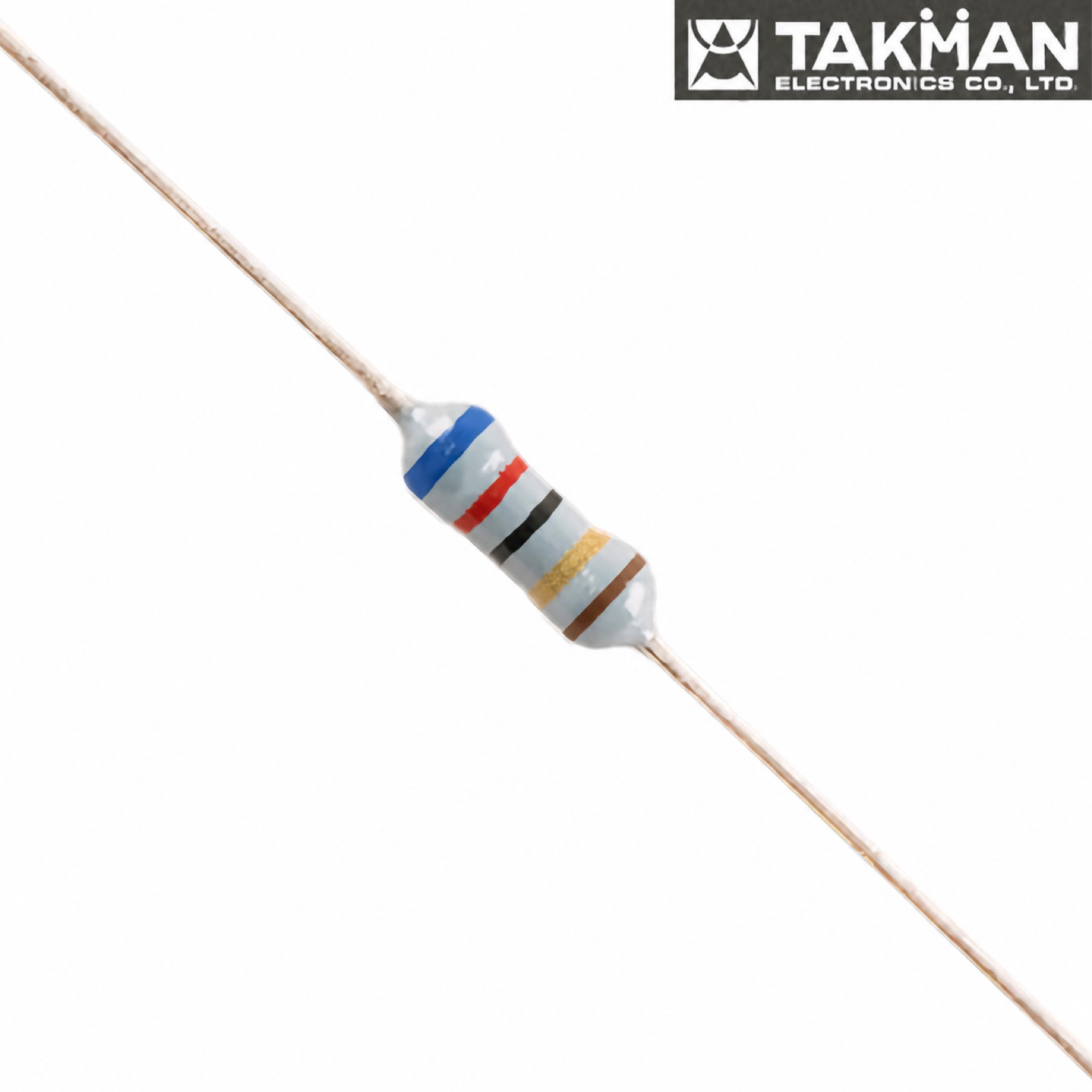 REYII25FX62R: 62R 0.25W TAKMAN REYII Metal Film Resistor