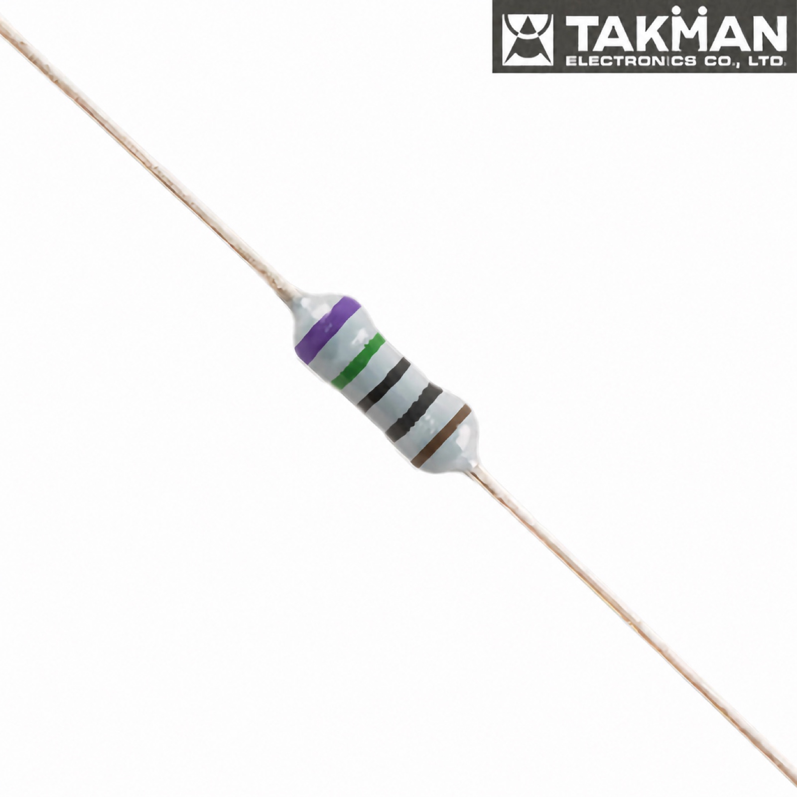 REYII25FX750R: 750R 0.25W TAKMAN REYII Metal Film Resistor