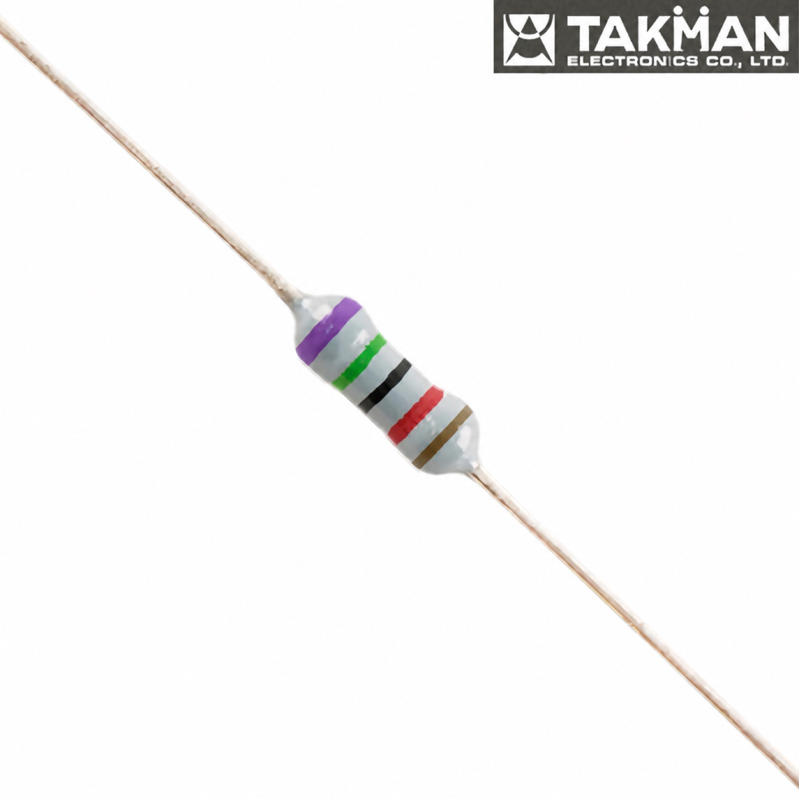 REYII25FX75K: 75K 0.25W TAKMAN REYII Metal Film Resistor