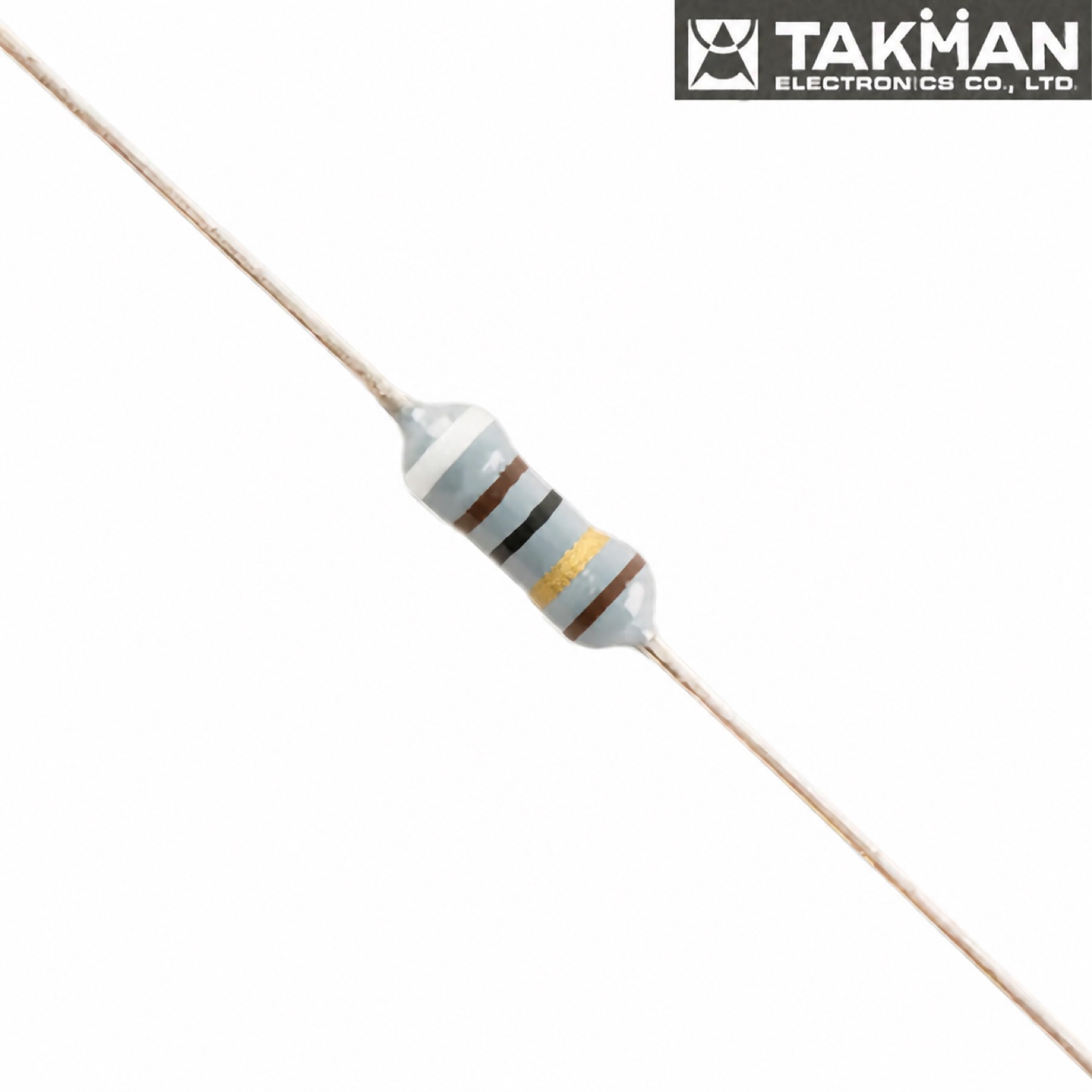REYII25FX91R: 91R 0.25W TAKMAN REYII Metal Film Resistor