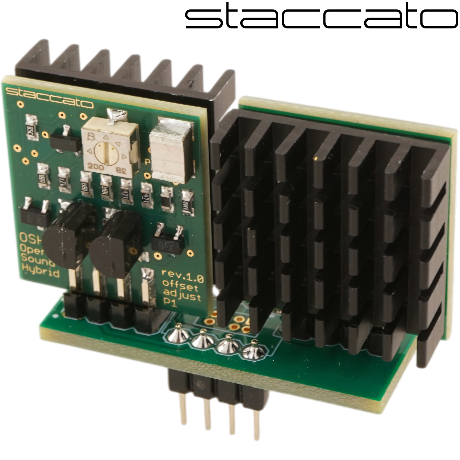 Now stocking Staccato Open Sound Hybrid op-amps