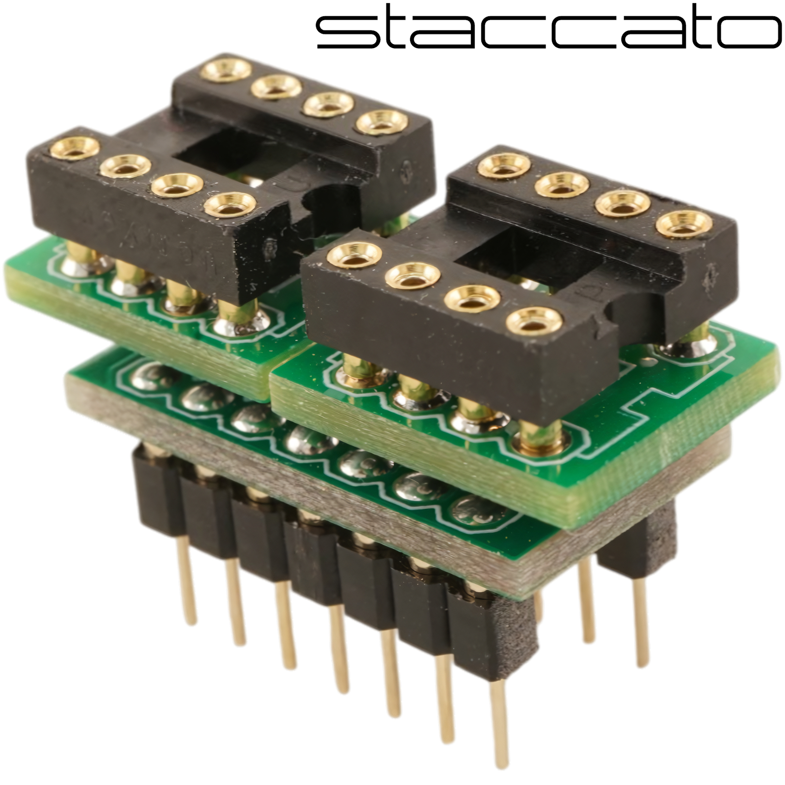 Staccato DIP14(quad)-2xDIP8 Adaptor