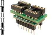 Staccato DIP14(quad)-2xDIP8 Adaptor