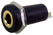 3.5mm Stereo Jack Socket - Panel Mount