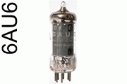 6AU6 pentode Valve, B7G