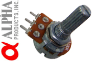 Alpha 16mm Long Split Shaft Potentiometers