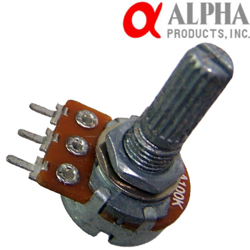 Alpha 16mm Long Split Shaft Potentiometers