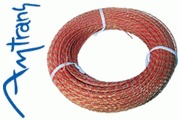 Amtrans OFC gold plated twisted pair, 0.4mm dia, with sleeving