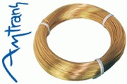 Amtrans OFC gold plated wire, 0.5mm dia, with PFA sleeving