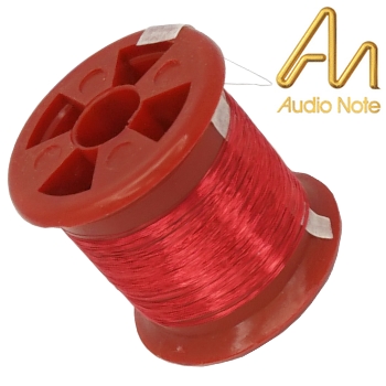 AN-WIRE-0051: Audio Note silver wire, red (0.05mm dia.)