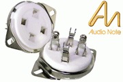 VBASE-180: Audio Note UX4 chassis mount nickel plated valve base - CURRENTLY UNAVAILABLE