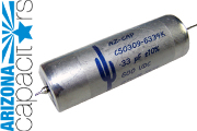 Arizona Capacitors Blue Cactus - Mylar/Paper/Oil/Aluminum Foil Capacitor, C50309