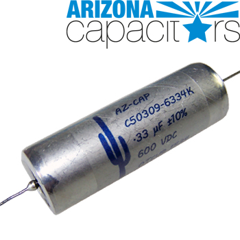Arizona Capacitors Blue Cactus - Mylar/Paper/Oil/Aluminum Foil Capacitor, C50309