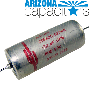 Arizona Capacitors Red Cactus - Paper/Oil/Aluminum Foil Capacitor, C85805