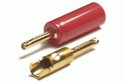 Gold plated large bananas, solder bucket & screw fix - DISCONTINUED
