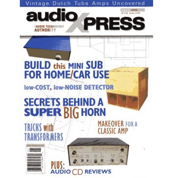 audioXpress: January 2005, vol.36, No.1 