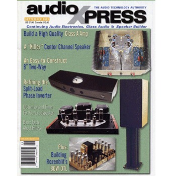 audioXpress: September 2003, vol.34, No.9 