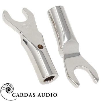 Cardas CGMS 9RM Copper Spade, Rhodium over Silver Plated