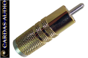 Cardas GSMO RCA plug, silver plated - DISCONTINUED