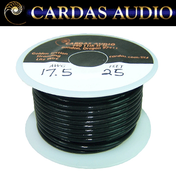 Cardas 17.5 AWG (1.15mm dia.) Litz Copper multistrand wire (1m)