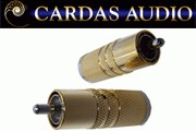 Cardas SRCA RCA plug, rhodium over silver plate