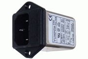 RF Filtered IEC Inlet Socket with Fuse - Screw Fit