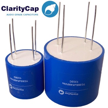 Claritycap TC 4 terminal range of PSU Polypropylene Capacitors