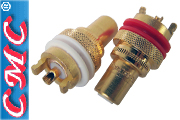 CMC-805-2.5CUR-G thick gold plate RCA sockets