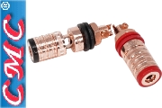 CMC-838-S-CUR Red Copper, short binding posts (Pair)