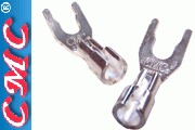 CMC-6005-CUR-AG copper, silver plated double press-type spade