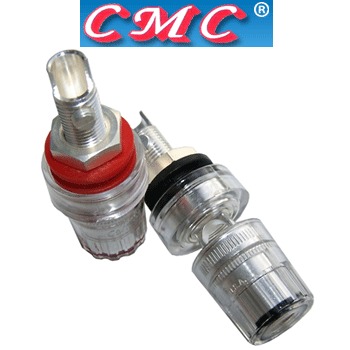 CMC-858-M-AG: CMC Silver-plated, medium binding posts (pair)