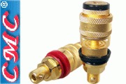 CMC-878-M-G Gold plated, medium loudspeaker posts (Pair)