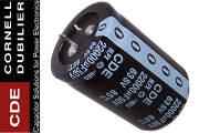 Cornell Dubilier SLPX  Electrolytic Snap-in Capacitors