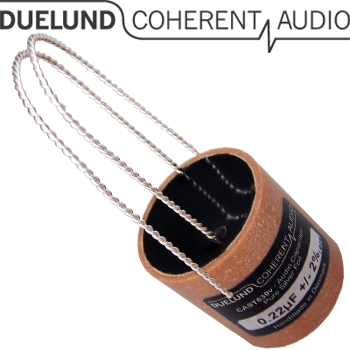 CASTDCAG-12: 0.22uF 630Vdc Duelund CAST PIO Pure Silver Capacitor