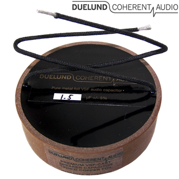 1.5uF 100Vdc Duelund CAST PIO Tinned Copper Capacitors
